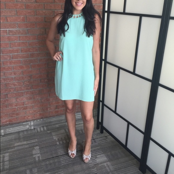 Mint Shift Dress - Picture 2 of 2